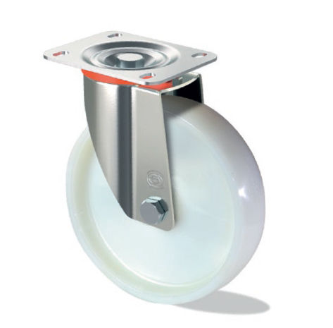 Ruota girevole - N S10 GP - Tecno Ruote Group Srl - con piastra girevole / per movimentazione / in nylon