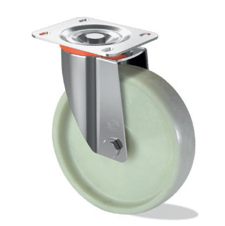 Ruota girevole - NV S10X GP - Tecno Ruote Group Srl - con piastra girevole / con cuscinetto a sfere / in acciaio inossidabile