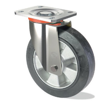 Ruota girevole - I S15 GP - Tecno Ruote Group Srl - con piastra girevole / in gomma elastica / in acciaio imbutito
