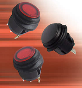 Interruttore a bascula - KC series - CHERRY - unipolare / a tenuta stagna / elettromeccanico