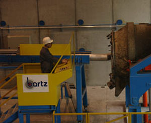 Sistema di pulizia termico - BARTZ MASCHINENBAU GMBH - per l'industria della fonderia / a giostra