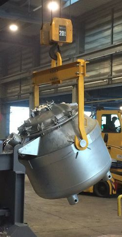Bilanciatore di carico in alluminio - BARTZ MASCHINENBAU GMBH - per container / verticale / elettrico