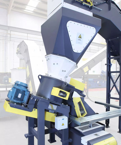 Mulino a vibrazione per metalli - C series - COMETEL S.A. - per trucioli / orizzontale / verticale