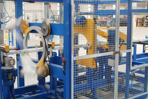 Avvolgitrice fasciapallet orbitale - SMALL ADVANCED PLUS - EMMEBI SRL - per profilati