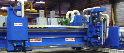 Segatrice a nastro - SERMAS INDUSTRIE SAS - per alluminio / per lamiera di alluminio / per il settore aerospaziale