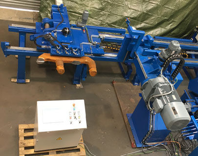 Segatrice circolare - SERMAS INDUSTRIE SAS - verticale / per metalli / per prodotto cilindrico