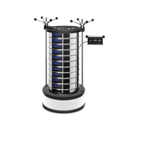 Setacciatore analitico per setacciatura a secco - AS 450 basic - Retsch GmbH - per laboratorio / ad elettromagnete / digitale