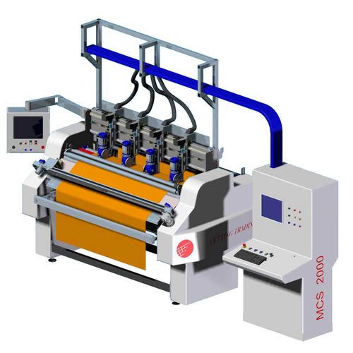 Sistema di taglio a lama rotativa - MCS 1000, MCS 3500 - Cutting Trading International SRL - per materiale tessile / NC / multitesta