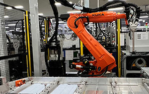 Linea di assemblaggio robotizzata - HANWHA MACHINERY - di controllo / a ciclo rapido