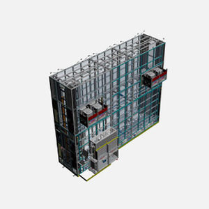 Sistema di stoccaggio automatico verticale - HANWHA MACHINERY - per cassette / per lastre / con controllo costante di temperatura e umidità
