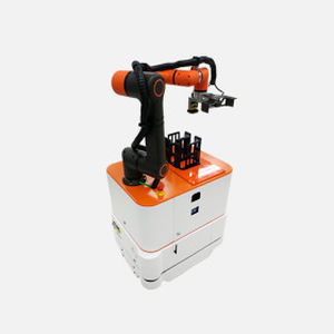 Veicolo a guida automatica con piattaforma - AGV  - HANWHA MACHINERY - collaborativo