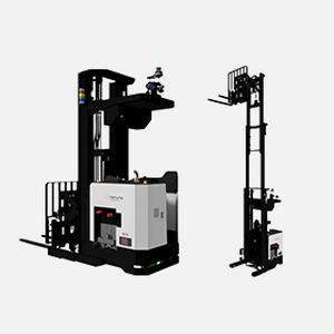 Carrello elevatore elettrico - HANWHA MACHINERY - a guida automatica / ad alta prestazione