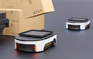 Robot mobile autonomo (AMR) per magazzino - KIVA  - HANWHA MACHINERY