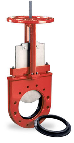 Valvola a ghigliottina - Flexgate - Red Valve - con volante / di arresto / per fango