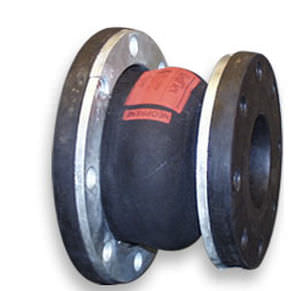Compensatore di dilatazione in gomma - Red Valve - rotondo / con flangia / per cantiere di costruzione