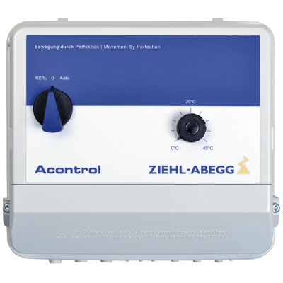 Unità di controllo elettronico di tensione - Dcontrol, Ucontrol, Acontrol - ZIEHL-ABEGG