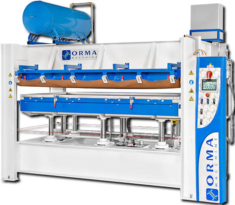Pressa idraulica - OMNIA - ORMAMACCHINE S.p.A. - per legno / per pannelli di legno / sottovuoto