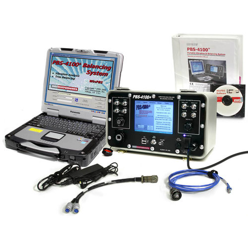 Sistema di bilanciamento portatile - PBS-4100+ - MTI Instruments - per applicazioni aeronautiche / per ruote di turbine