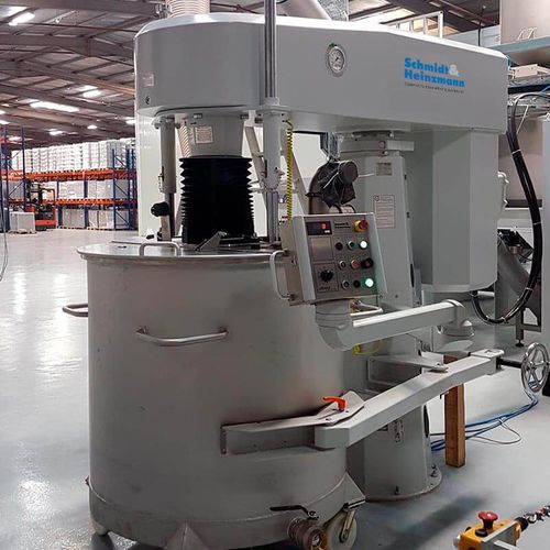 Sistema di dispersione sottovuoto - Schmidt & Heinzmann GmbH & Co KG - di polvere / per liquidi / di resine
