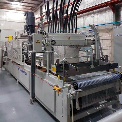 Linea di produzione per prodotti in vetro - Schmidt & Heinzmann GmbH & Co KG - per fibra bicomponente / automatica