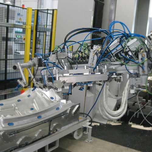 Formatrice di fibre - Schmidt & Heinzmann GmbH & Co KG - di tessuto / per tessuti / automatica