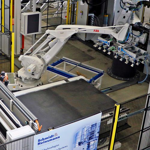 Linea di impilaggio per taglio - Schmidt & Heinzmann GmbH & Co KG - impilatori / automatizzata