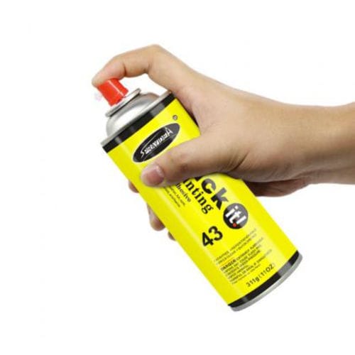 Colla per metallo - Sprayidea 43 - Dongguan Dayang Aerosol Chemical Technology Co., Ltd. - monocomponente / industriale / trasparente