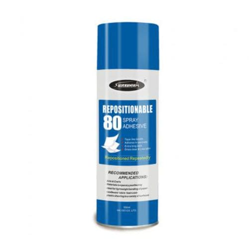 Colla gomma - Sprayidea 80 - Dongguan Dayang Aerosol Chemical Technology Co., Ltd. - per vetro / per schiume / monocomponente
