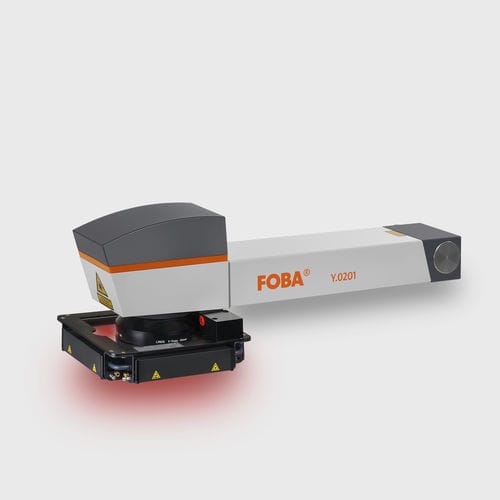 Apparecchio di marcatura laser a fibra - Y-Series - FOBA Laser Marking + Engraving - industriale / per profilati in alluminio / per targhe