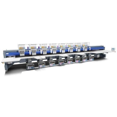 Macchina da ricamo a 8 teste - CYHH 0818-840 (1200) - ZSK Technical Embroidery Systems - assistita dal calcolatore