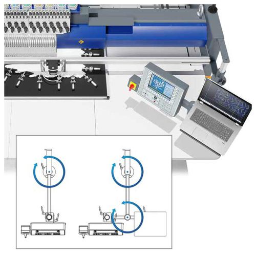 Linguetta di fissaggio - T8 - ZSK Technical Embroidery Systems