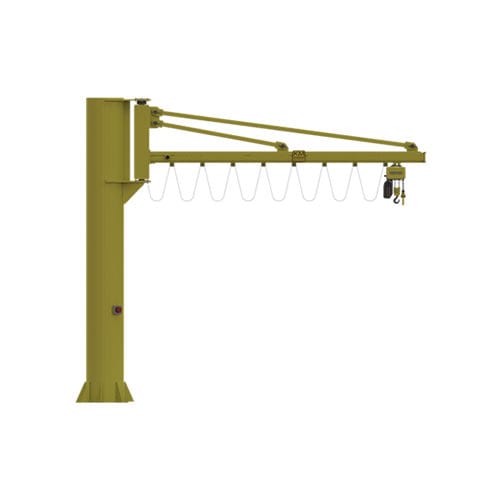 Gru a bandiera a colonna - KM KUMSAN CRANE SYSTEMS - 270° / tirantata / di sollevamento