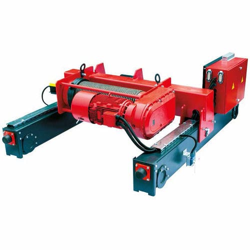 Paranco a cavo elettrico - KM KUMSAN CRANE SYSTEMS - bitrave / regolabile / a ingranaggi