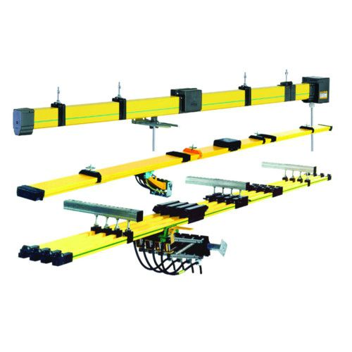 Rotaia conduttrice in plastica - KM KUMSAN CRANE SYSTEMS - multipolare / chiusa / compatta