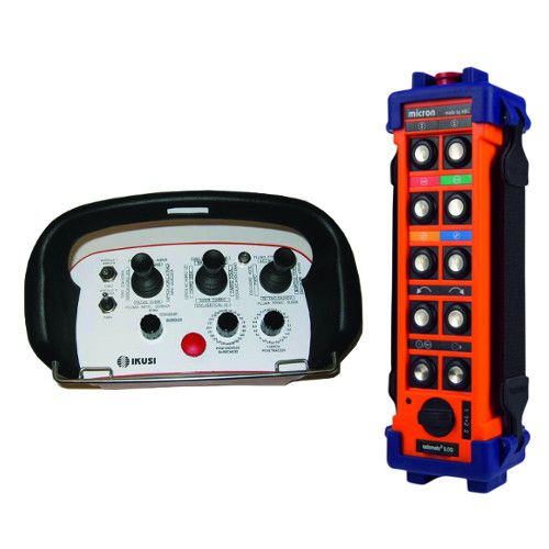 Radiocomando - KM KUMSAN CRANE SYSTEMS - a pulsanti / a joystick / industriale