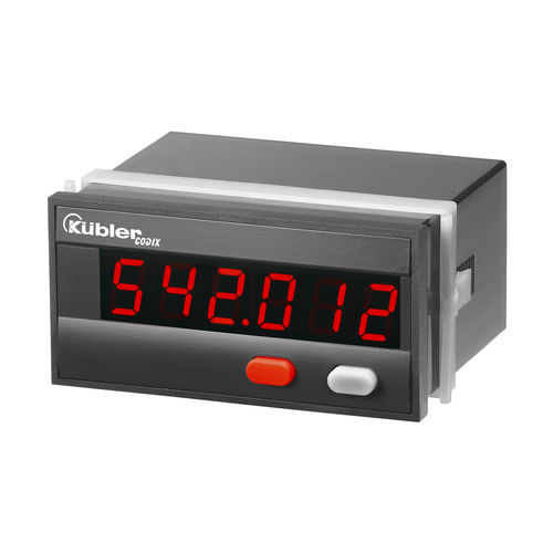 Tachimetro senza contatto - Codix 542 - KÜBLER GmbH - su guida DIN / con display LED / rinforzato