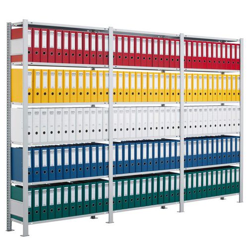 Scaffalatura per ufficio - SCHULTE Lagertechnik - Gebr. Schulte GmbH & Co. KG - unilaterale / a doppia faccia / modulare