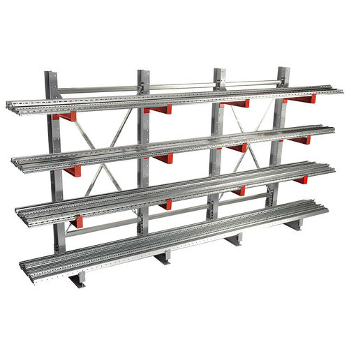 Scaffalatura cantilever - K 3000 - SCHULTE Lagertechnik - Gebr. Schulte GmbH & Co. KG - a doppia faccia / per carichi medi