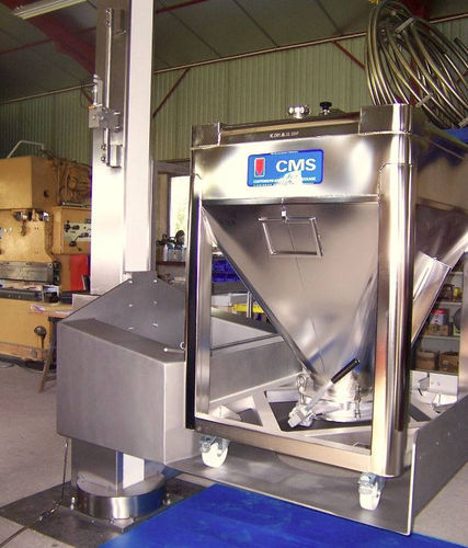 Rivoltatrice ribaltatrice elettrica - CMS Conteneurs Manutention Stockage - idraulica / manuale