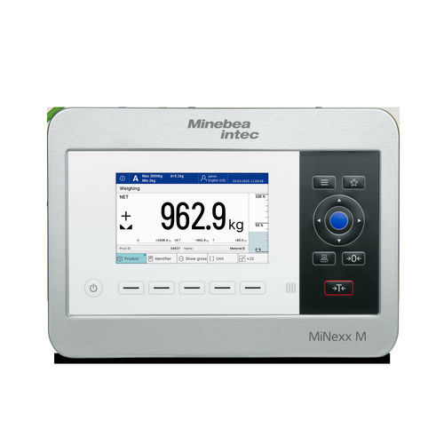 Indicatore di peso digitale - MiNexx® M - Minebea Intec GmbH - con touch screen / benchtop / a parete