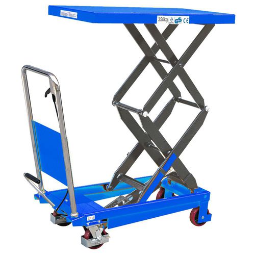 Tavola elevatrice a doppia forbice - 516004901 - WHIPTRUCK - idraulica / manuale / mobile