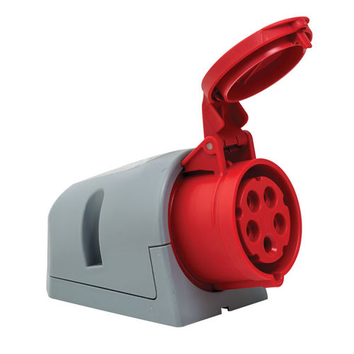Presa elettrica a muro - 406607V - Mete Enerji - IP44 / 5 poli / CEE