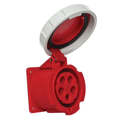 Presa elettrica da montare su pannelli - 406524V - Mete Enerji - IP67 / 5 poli / CEE