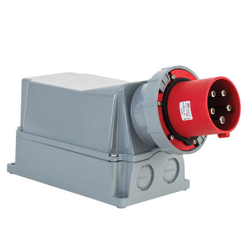 Spina elettrica a muro - 406324 - Mete Enerji - IP67 / 5 poli / IEC
