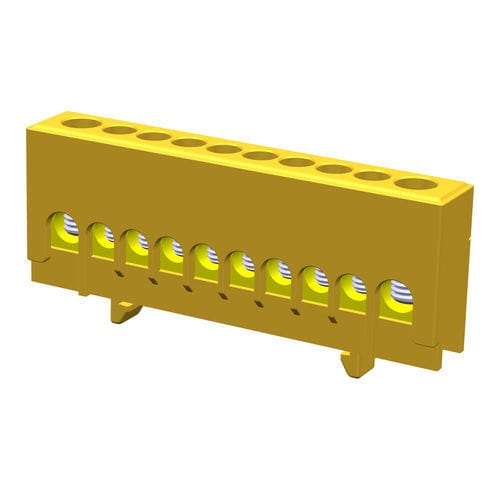 Morsetto componibile per binario elettrificato - 2990306 - Mete Enerji - con connessione a vite / di messa a terra / isolato