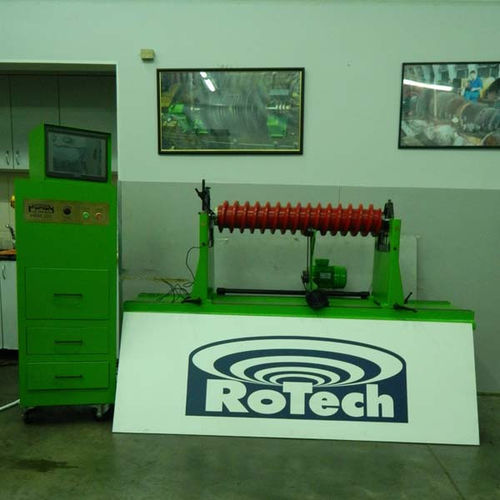 Macchina equilibratrice orizzontale - HBM 200 - RoTech - per rotori / universale / con trasmissione a cinghia
