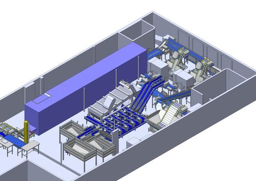 Linea di trasformazione per gamberetti - PERUZA limited liability company