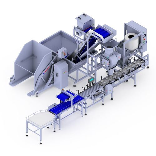 Sistema di dosaggio per prodotti ittici volumetrico - Volumetric batching line - PERUZA limited liability company
