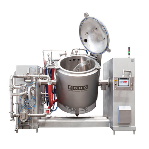 Cuocitore industriale sottovuoto - RKM series - RONO Maschinenbau GmbH - ad iniezione di vapore / per batch / per pasta