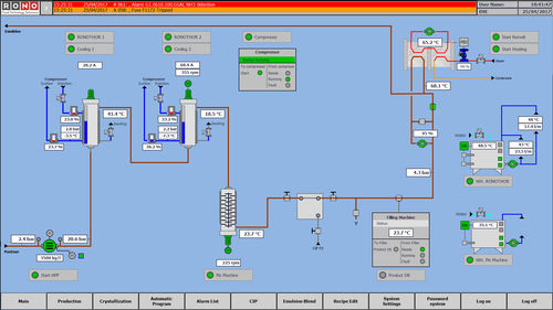 Software di ingegneria - RONO Maschinenbau GmbH - di regolazione / di tracciabilità / di processo